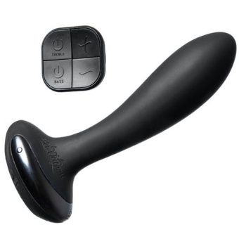 Анальная вибропробка с пультом управления Hot Octopuss PleX with flex - 14 см