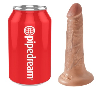 Фаллоимитатор реалистик на присоске Pipedream King Cock 14 см телесный