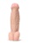 Телесный реалистичный фаллоимитатор для фистинга на присоске - 34 см.