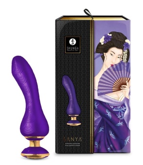Вибратор Sunga SANYA фиолетовый - 18,5 см