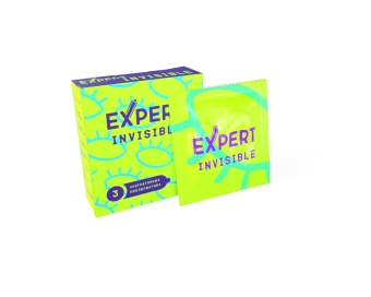 Ультратонкие презервативы Expert Invisible 3 шт