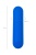 Синяя силиконовая перезаряжаемая вибропуля Nep - 8 см.