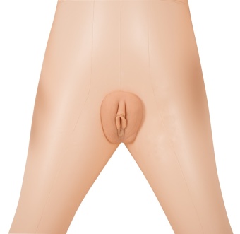 Надувная секс-кукла с анатомическим лицом и конечностями Juicy Jill