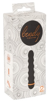 Гибкий волнистый вибратор Orion Bendy Wavy чёрный