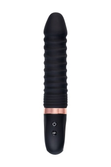 Вибратор Waname D-Splash Hurricane с ребрышками 22,5 см черный
