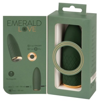 Мини-вибратор Emerald Love Luxurious