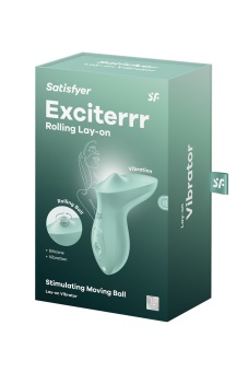 Вибратор для клитора с шариком Satisfyer Exciterrr мятный
