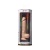 Телесный фаллоимитатор на присоске Real Skin Model 1 - 21 см.
