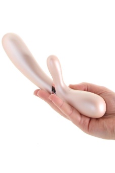 Вибратор с клиторальным стимулятором, приложением и подогревом Satisfyer Hot Lover жемчуг
