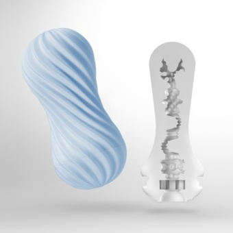 Мастурбатор Tenga FLEX Bubbly Blue голубой