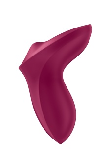 Вибратор для клитора с шариком Satisfyer Exciterrr бордовый