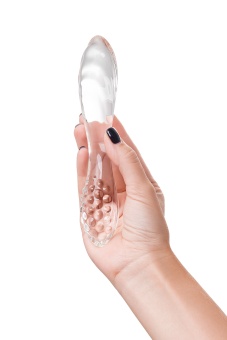 Двухсторонний стеклянный фаллоимитатор Satisfyer Dazzling Crystal 1 прозрачный