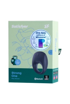Эрекционное виброкольцо Satisfyer Strong One с приложением