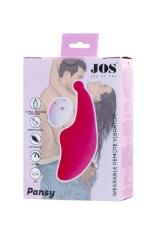 Клиторальный вибратор в трусики JOS Pansy с пультом управления