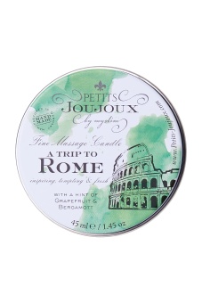 Массажная свеча Mystim Petits Joujoux Rome Грейпфрут и бергамот 43 гр