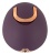 Фиолетовый вращающийся массажёр для вульвы Rotating Vulva Massager