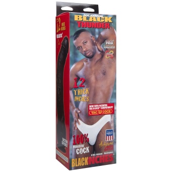 Копия огромного фаллоса порноактера Black Thunder - 31,2 см