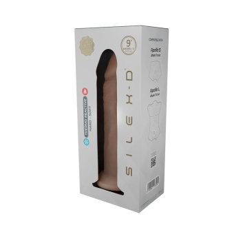 Фаллоимитатор на присоске совместимый с мужским торсом Apollo Silexd Model 2 23 см телесный