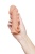 Телесная закрытая насадка с шишечками Cock Sleeve 008 Size M - 15,6 см