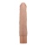 Телесный реалистичный вибратор Osric - 22,3 см.