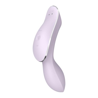 Вакуумный вибростимулятор с изгибом Satisfyer Curvy Trinity 2 сиреневый