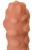 Телесная насадка на фаллос с крупными бугорками Extreme Sleeve 011 S-size - 12,7 см.
