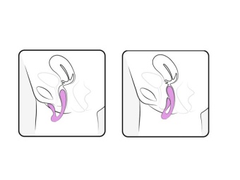 Гибкий вибратор для точки G и клитора G-wave