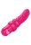 Розовый вибратор-реалистик с блестками Naughty Bits Lady Boner Bendable Personal Vibrator - 20 см.