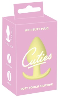 Анальная мини-втулка Orion Cuties Plugs желтая