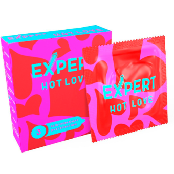 Презервативы с разогревающим эффектом Expert Hot Love 3 шт