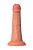 Телесный реалистичный фаллоимитатор RealStick CALIBER - 20 см.