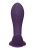 Фиолетовый женский вибромассажер Kata с пультом ДУ - 12 см. Фиолетовый женский вибромассажер Kata с пультом ДУ - 12 см.
