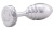 Рельефная анальная пробка Doxy Butt Plug Ribbed