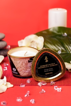 Массажное аромамасло в виде свечи Shunga Vanilla Fetish Ванильный Фетиш - 170 мл