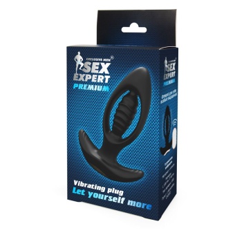 Оригинальный анальный вибромассажер с пультом ДУ 12,6 см