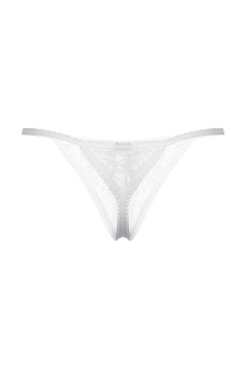 Ажурные трусики с разрезом