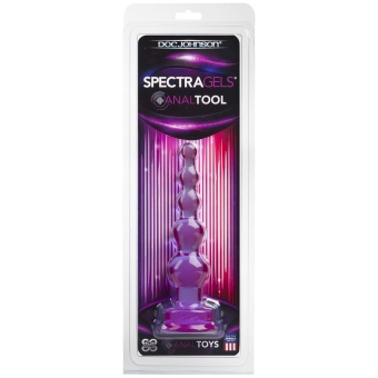 Анальная елочка SpectraGels Anal Tool фиолетовая- 17,5 см