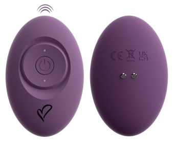 Фиолетовый тройной вибратор MIREVA RC Triple Hands-Free Vibrator