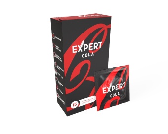 Презервативы Expert Cola с ароматом колы 15 шт