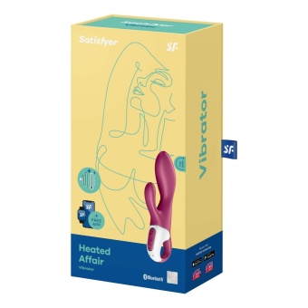 Вибратор-кролик Satisfyer Heated Affair с функцией нагрева и приложением