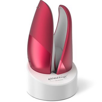 Вакуумный клиторальный стимулятор Womanizer Liberty красный