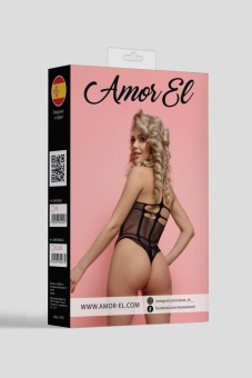 Боди Amor El с кружевным воротничком