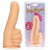 Телесный фаллоимитатор в форме пальца Thumbs Up - 17,2 см.