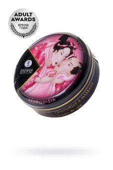 Массажное аромамасло в виде свечи Shunga Rose Petals с ароматом розы 30 мл