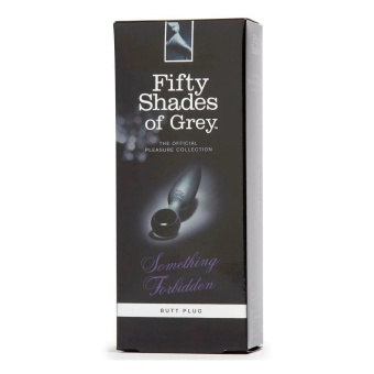 Анальная пробка '50 оттенков серого' Something Forbidden Silicone Butt Plug - 10,8 см