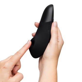 Бесконтактный клиторальный стимулятор с вибрацией Womanizer Enhance чёрный