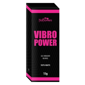 Жидкий вибратор для орального секса Vibro Power со вкусом тутти-фрутти 15 г