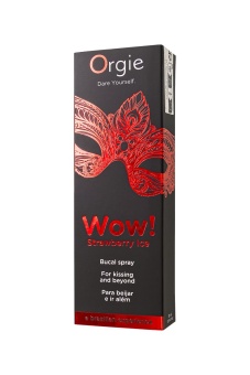 Охлаждающий оральный спрей Orgie WOW! со вкусом клубники 10 мл