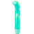 Зеленый компактный вибратор из стекла Magic Cane - 12 см.