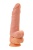 Телесная удлиняющая фаллическая насадка - 16 см.